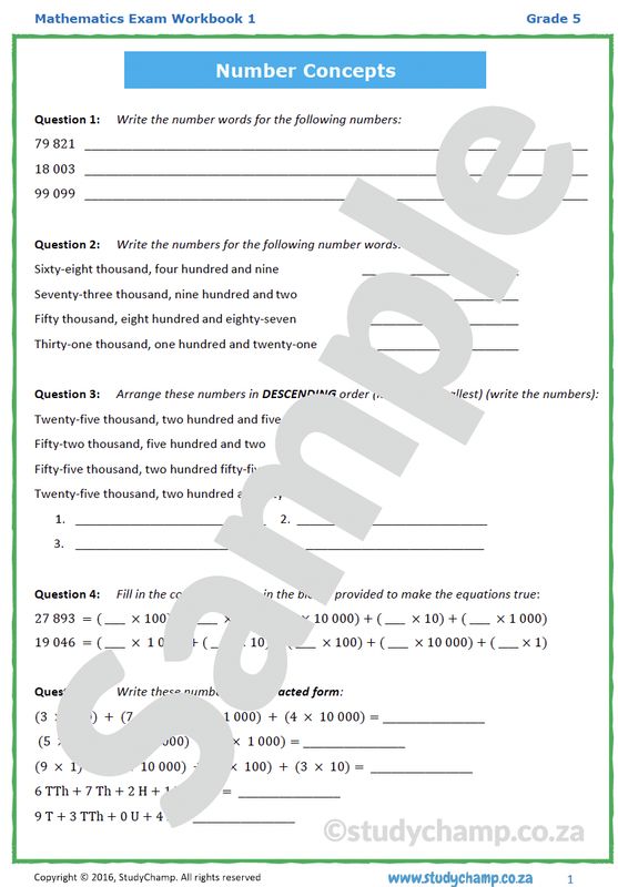 Grade 5 Year-end Exam Bundle
