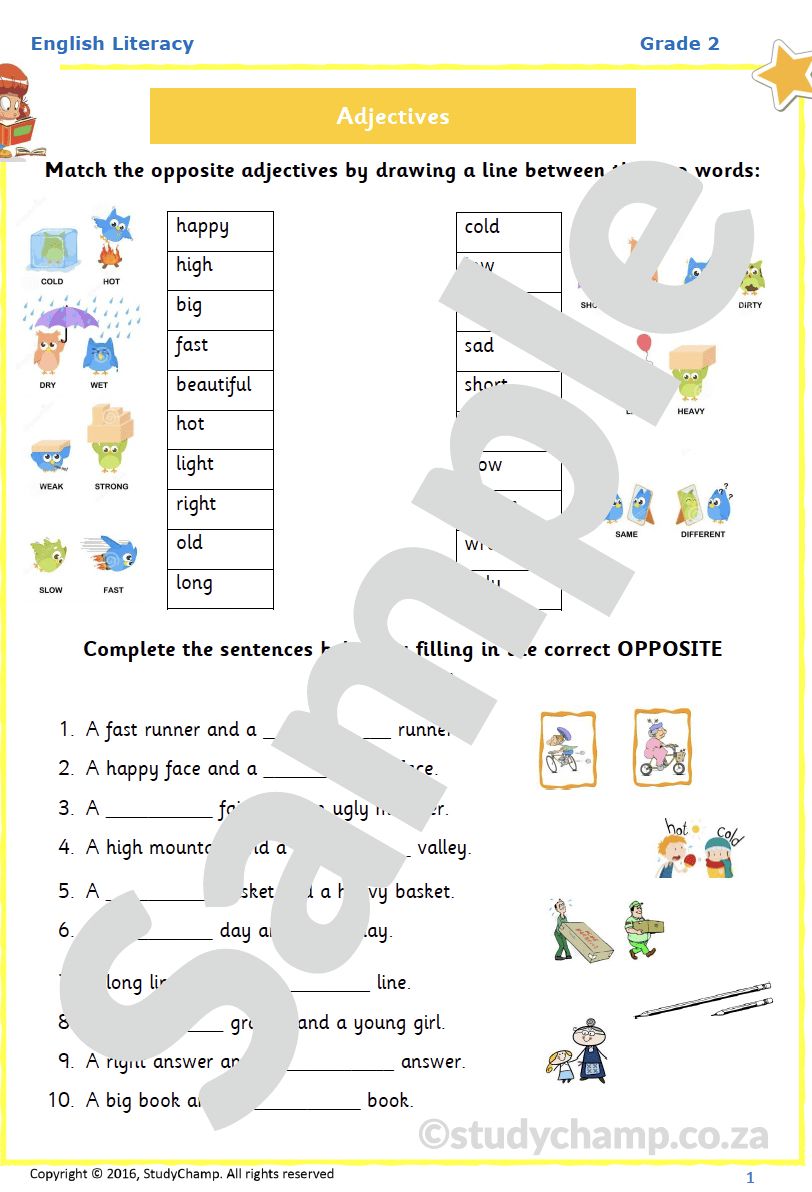 Grade 2 English Home Language
