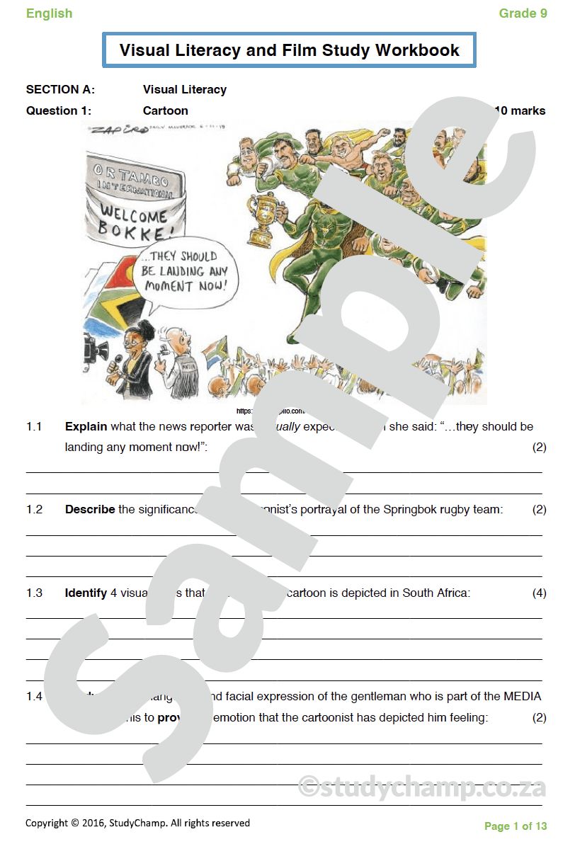 Grade 9 English: Visual Literacy and Film Study