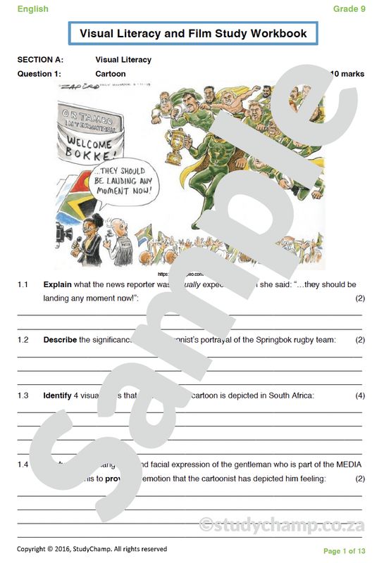 Grade 9 English: Visual Literacy and Film Study