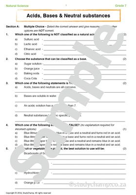 Grade 7 Natural Sciences and Technology Bundle