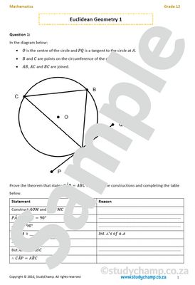 Grade 12 Mathematics Bundle