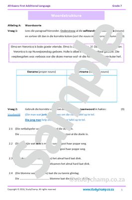Grade 7 Mid-Year Exam Bundle