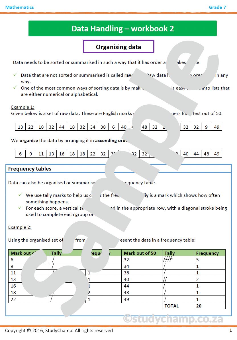 Grade 7 Mathematics Bundle