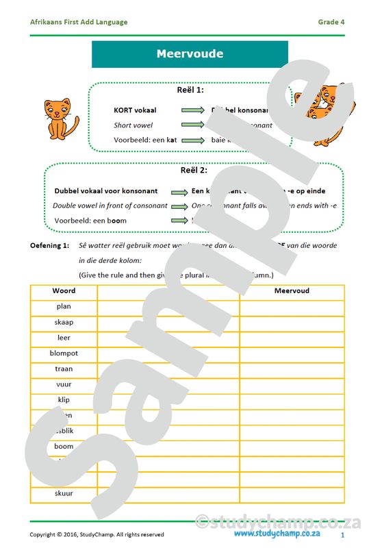 Grade 4 Afrikaans First Additional Language Bundle