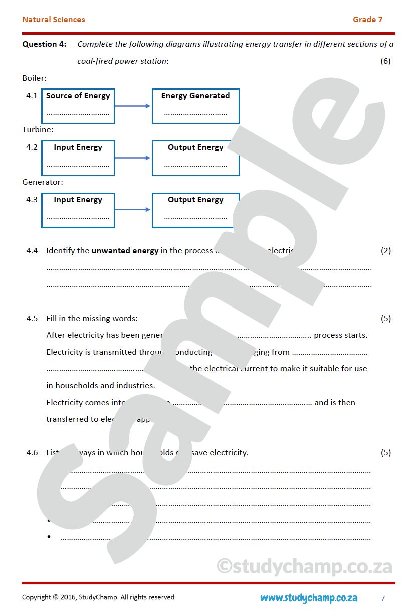 Grade 7 Natural Sciences and Technology Bundle