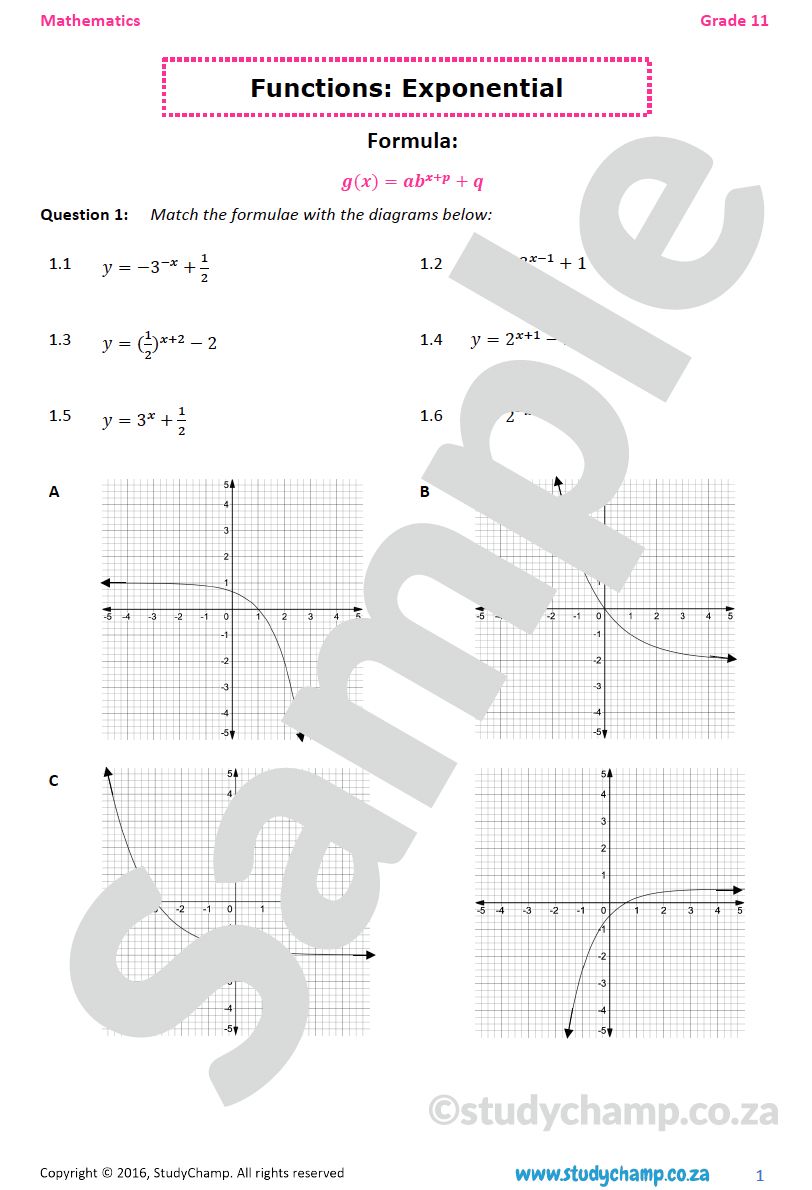 Grade 11 Mathematics Bundle