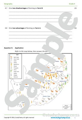 Grade 4 Geography Test: Farming