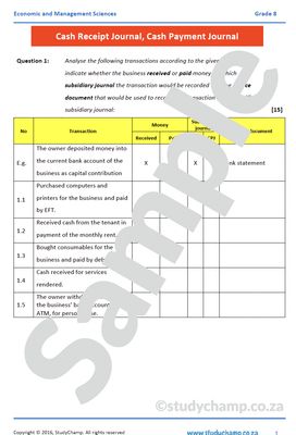 Grade 8 Economic and Management Sciences Bundle