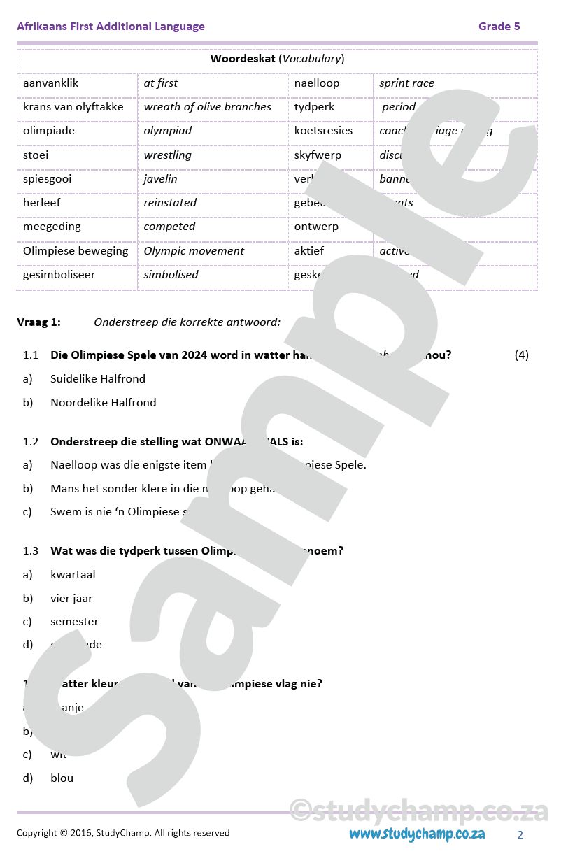 Grade 5 Mid-Year Exam Bundle