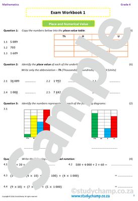 Grade 4 Year-end Exam Bundle