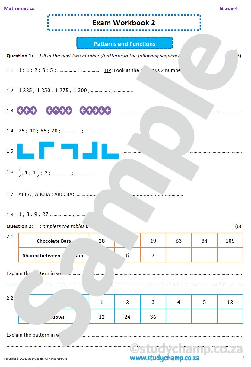 Grade 4 Year-end Exam Bundle