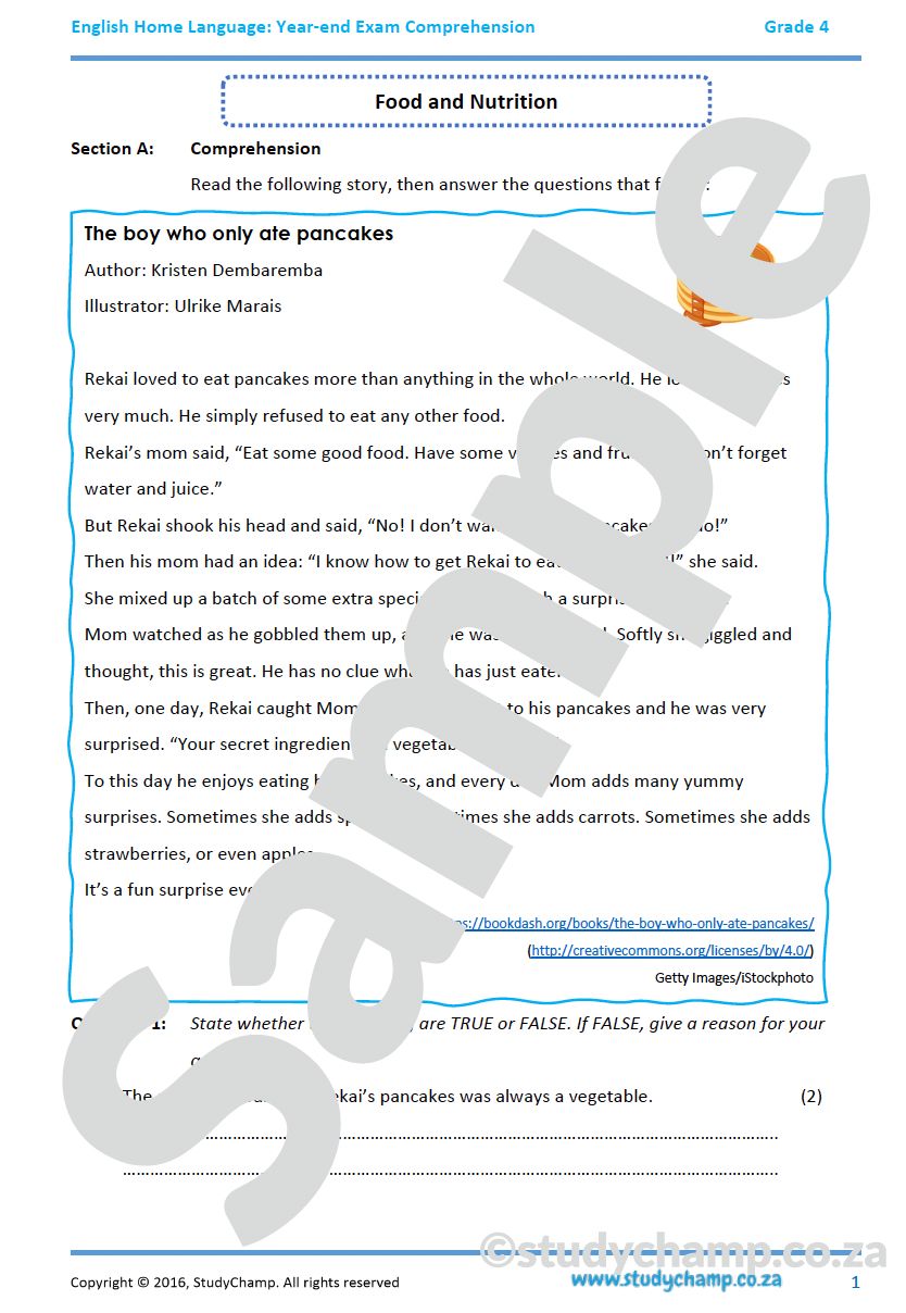 Grade 4 Year-end Exam Bundle