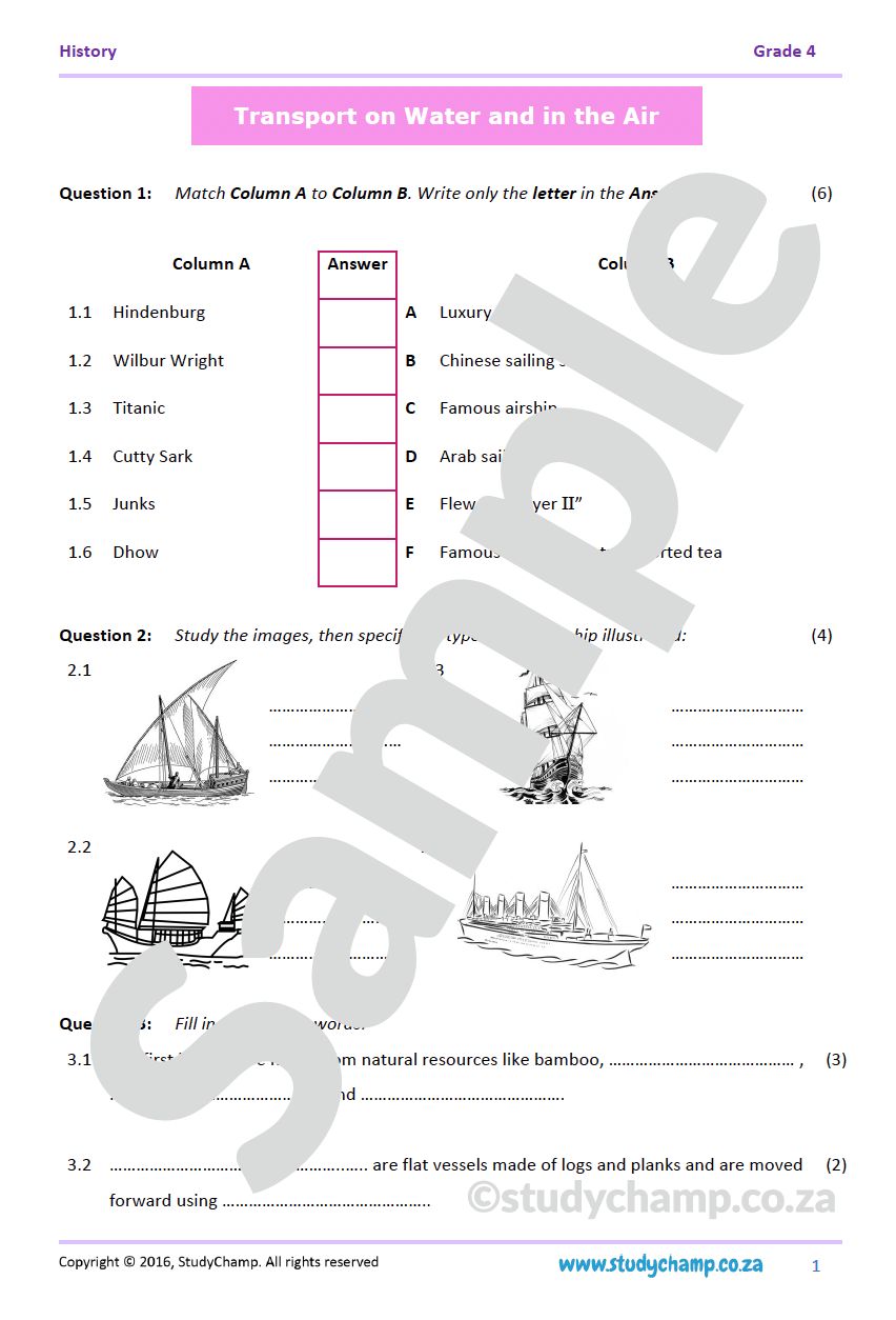 Grade 4 Social Sciences Bundle