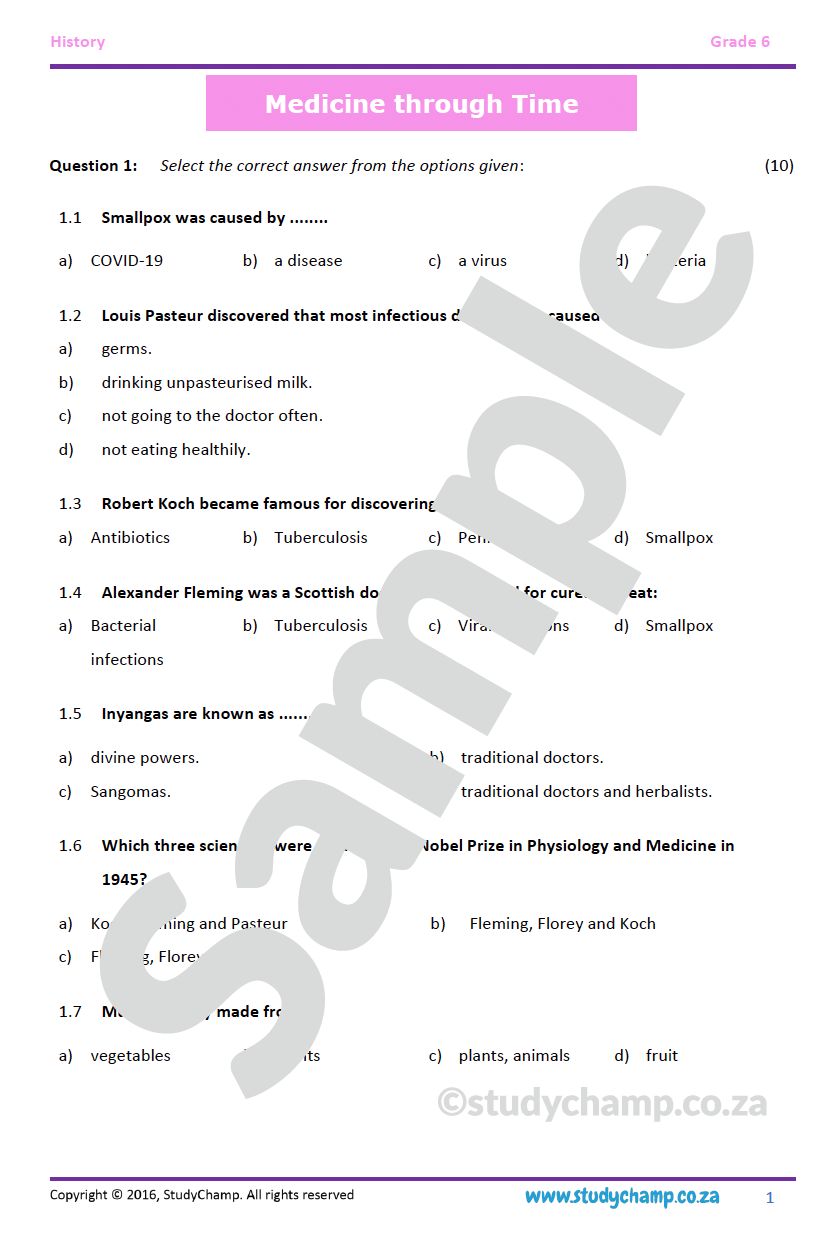 Grade 6 Social Sciences Bundle