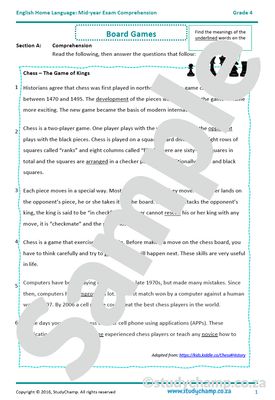 Grade 4 Mid-Year Exam Bundle