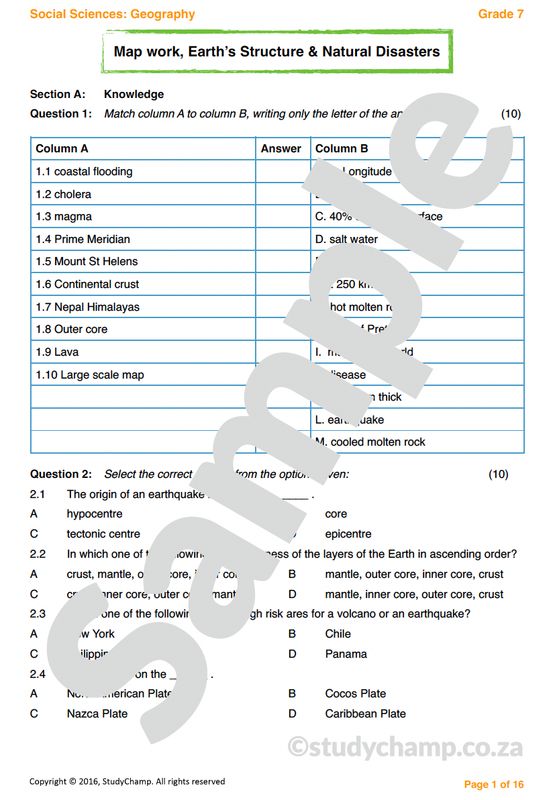 Grade 7 Social Sciences Bundle