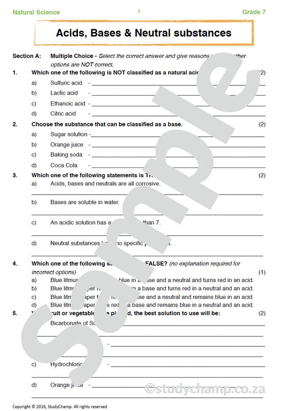 Grade 7 Natural Sciences and Technology Bundle