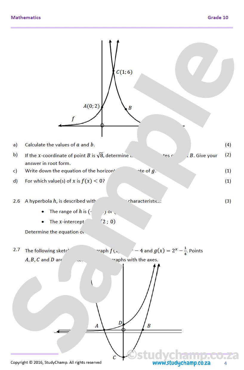 Grade 10 Mid-Year Exam Bundle