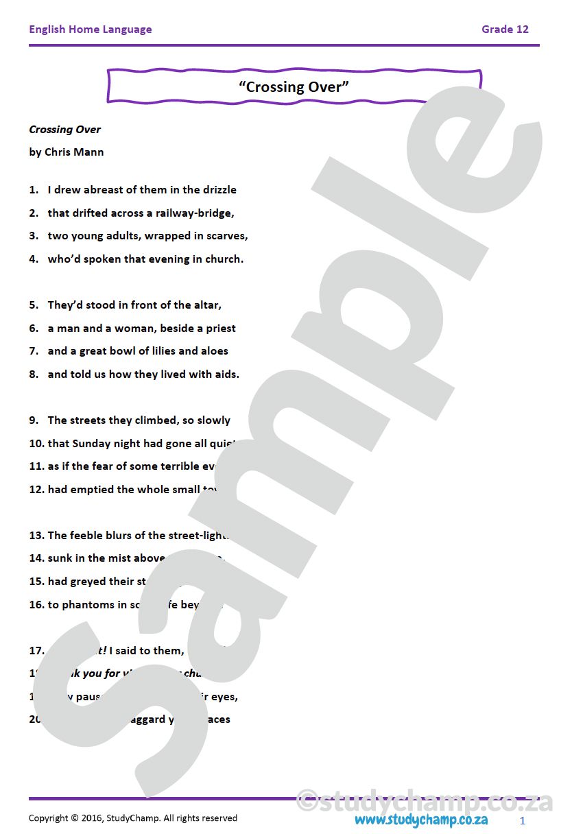 Grade 12 IEB English Home Language Bundle