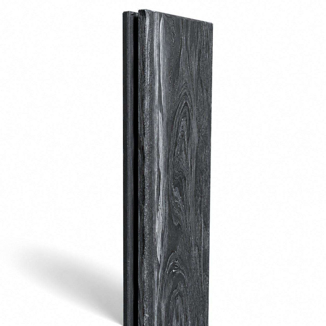 Tabla de madera plástica con machihembrado (150mmx1.6cm. Altura: 1 metro (máx 5 metros))