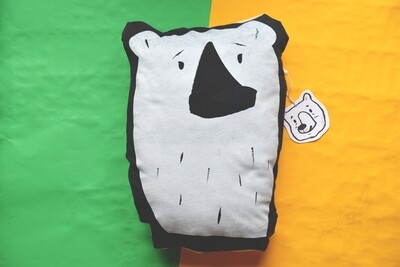 Handmade Polar Bear Cushion