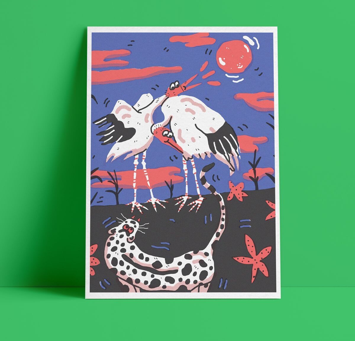 Siberian Crane by Aga Giecko