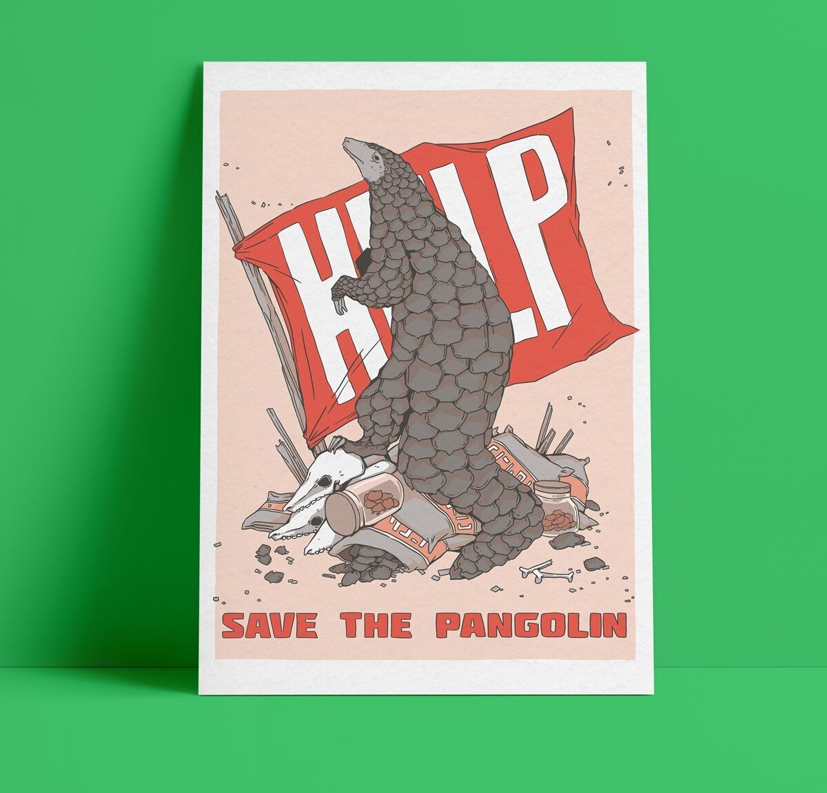 Pangolin by Kim Hu