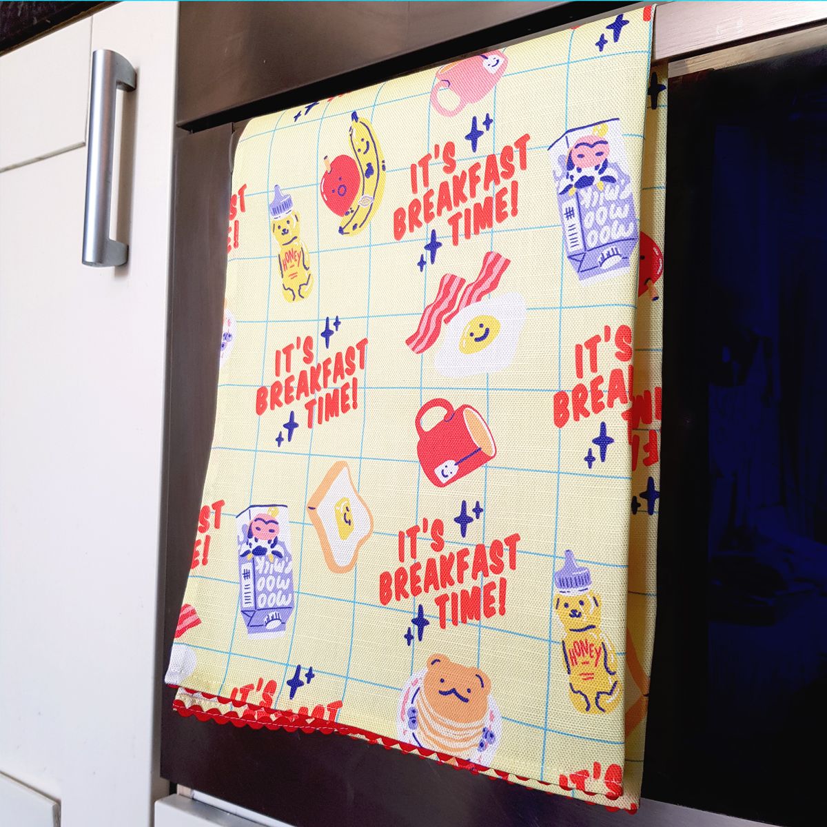 It's Breakfast Time Tea Towel