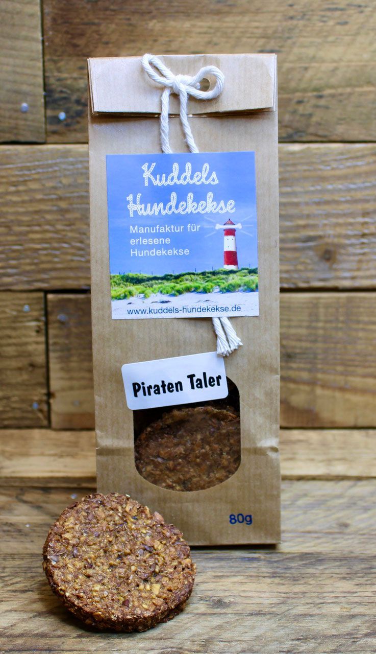 Kuddels Hundekekse - Piraten Taler Kuddels Hundekekse - Piraten Taler