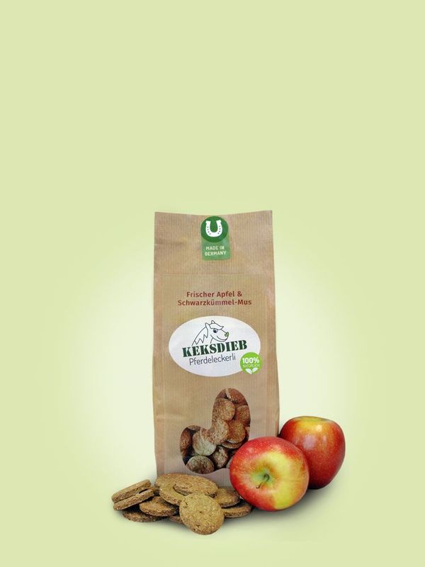 Keksdieb - Frischer Apfel & Schwarzkümmel Mus