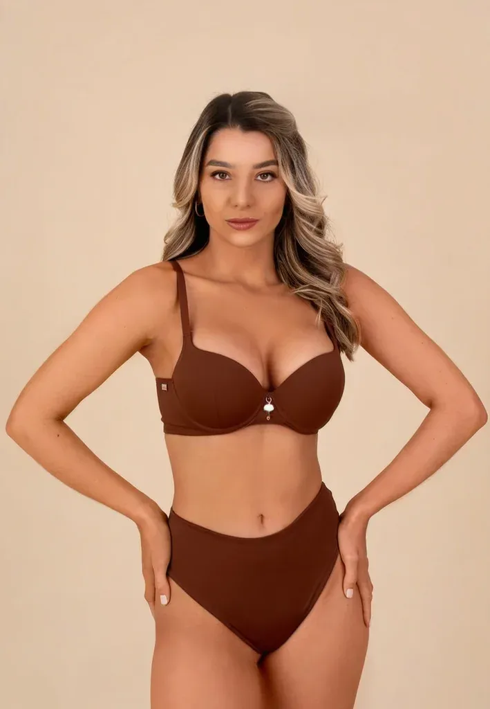 Chocolate Push-Up &amp; High-Waist Set