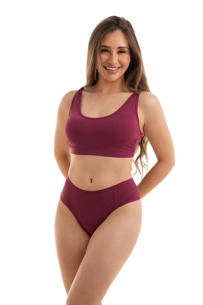 Berry Seamless Bralette Set