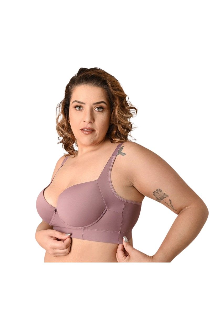 Mauve Smooth Plus-Size Bra