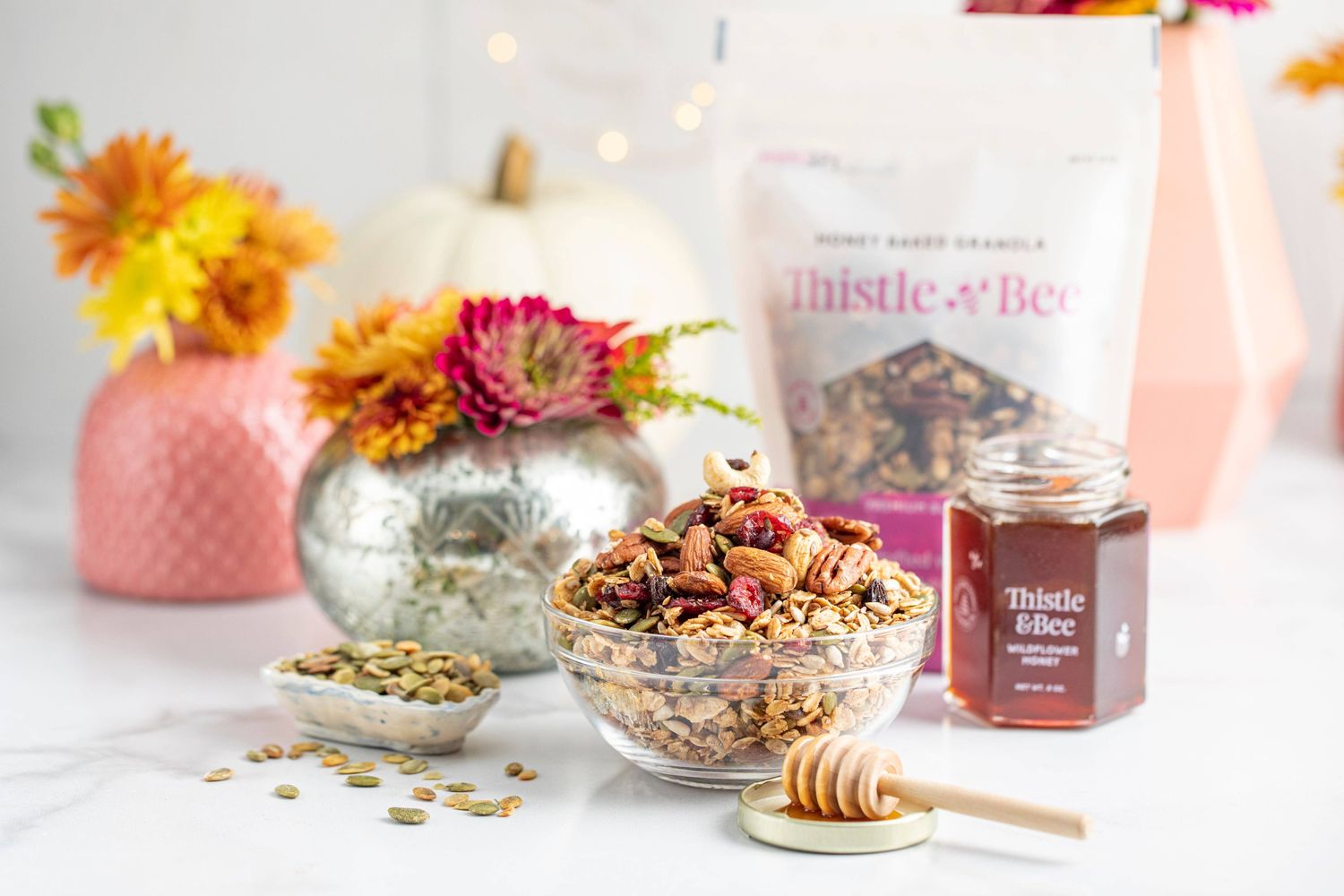 Thistle &amp; Bee Enterprises - Granola - Premium Blend: Snack (5oz)