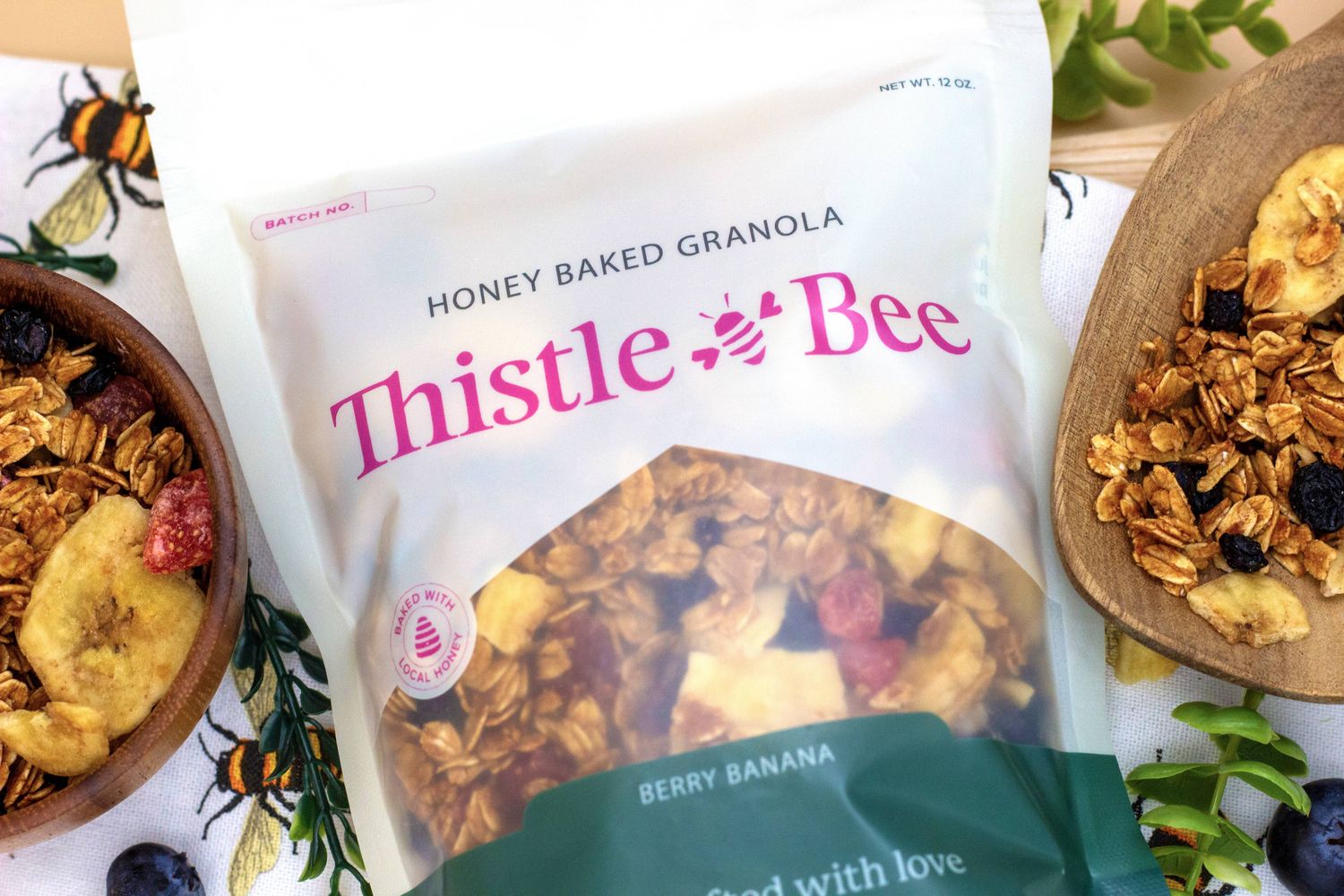 Thistle &amp; Bee Enterprises - Berry Banana Granola