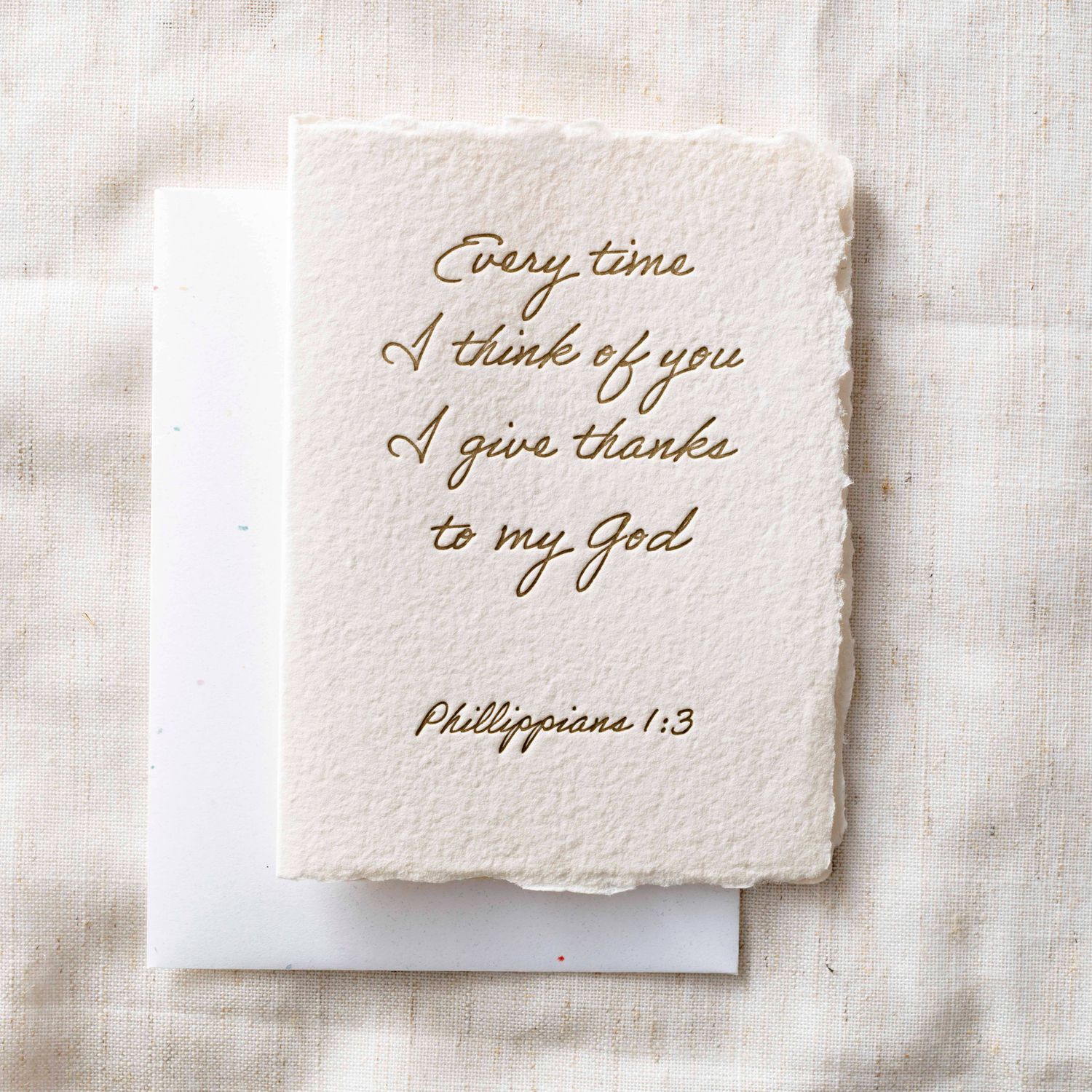 Paper Baristas - I give thanks for you | Christian Religious Greeting Card