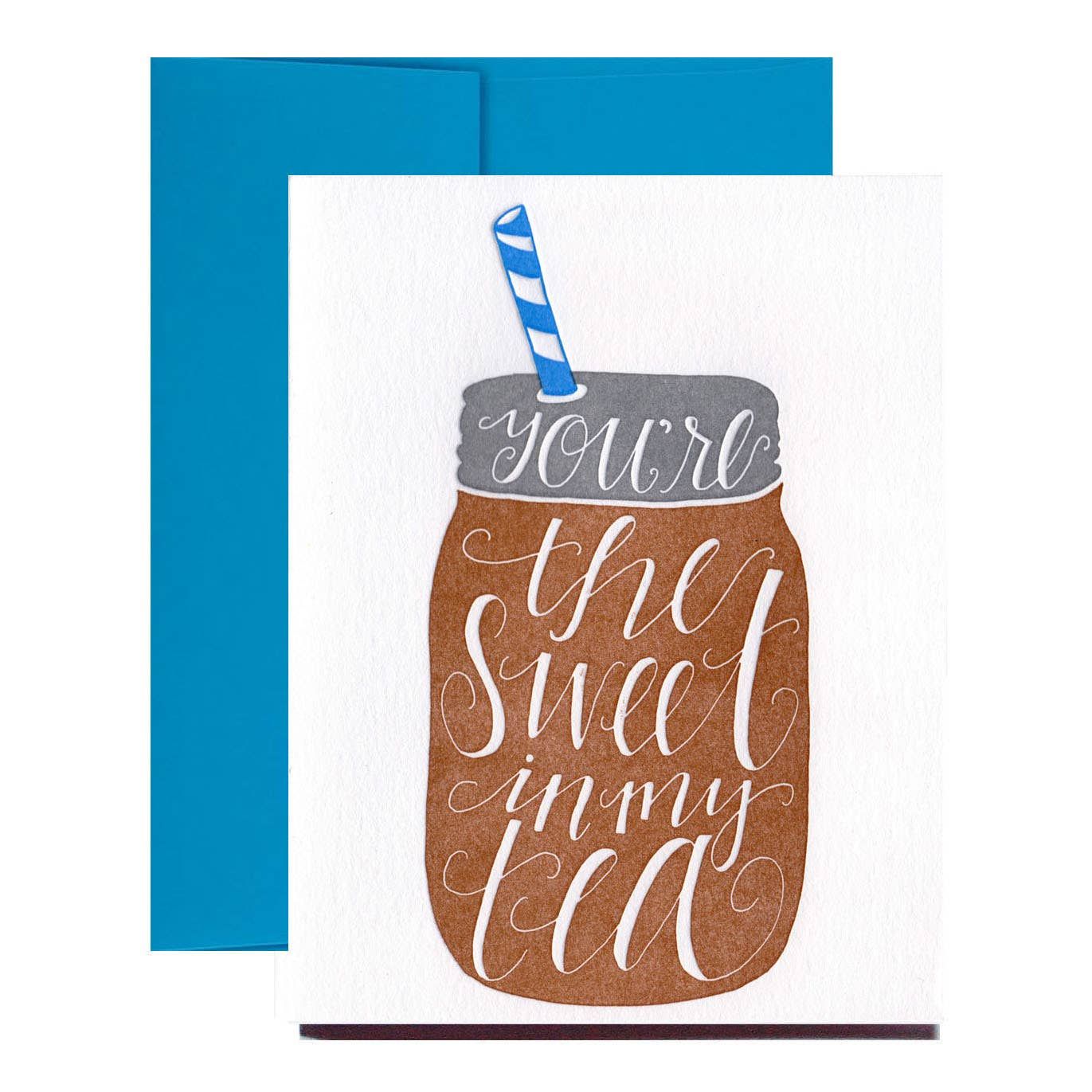 Stately Made - Sweet Tea Letterpress Greeting Card