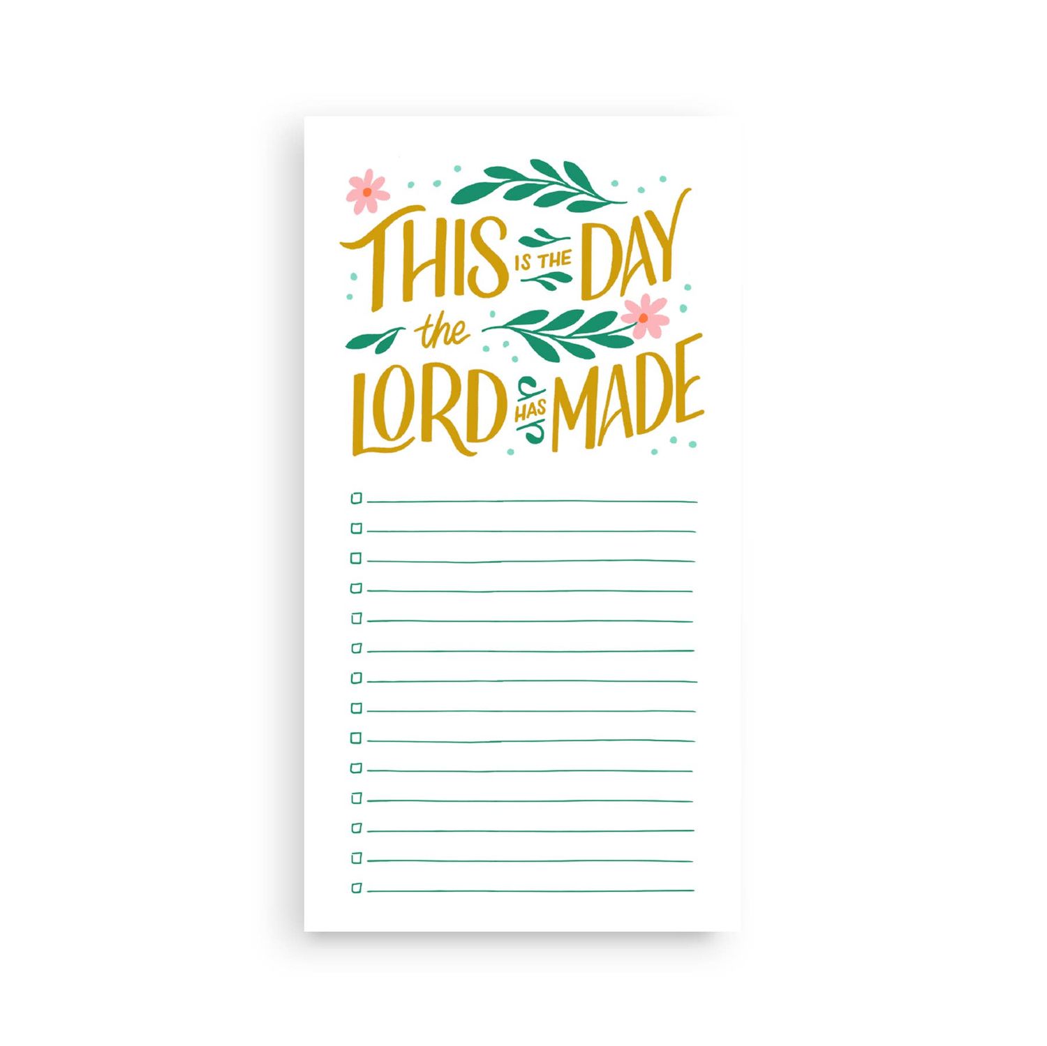 Naomi Paper Co. - This is the Day Notepad
