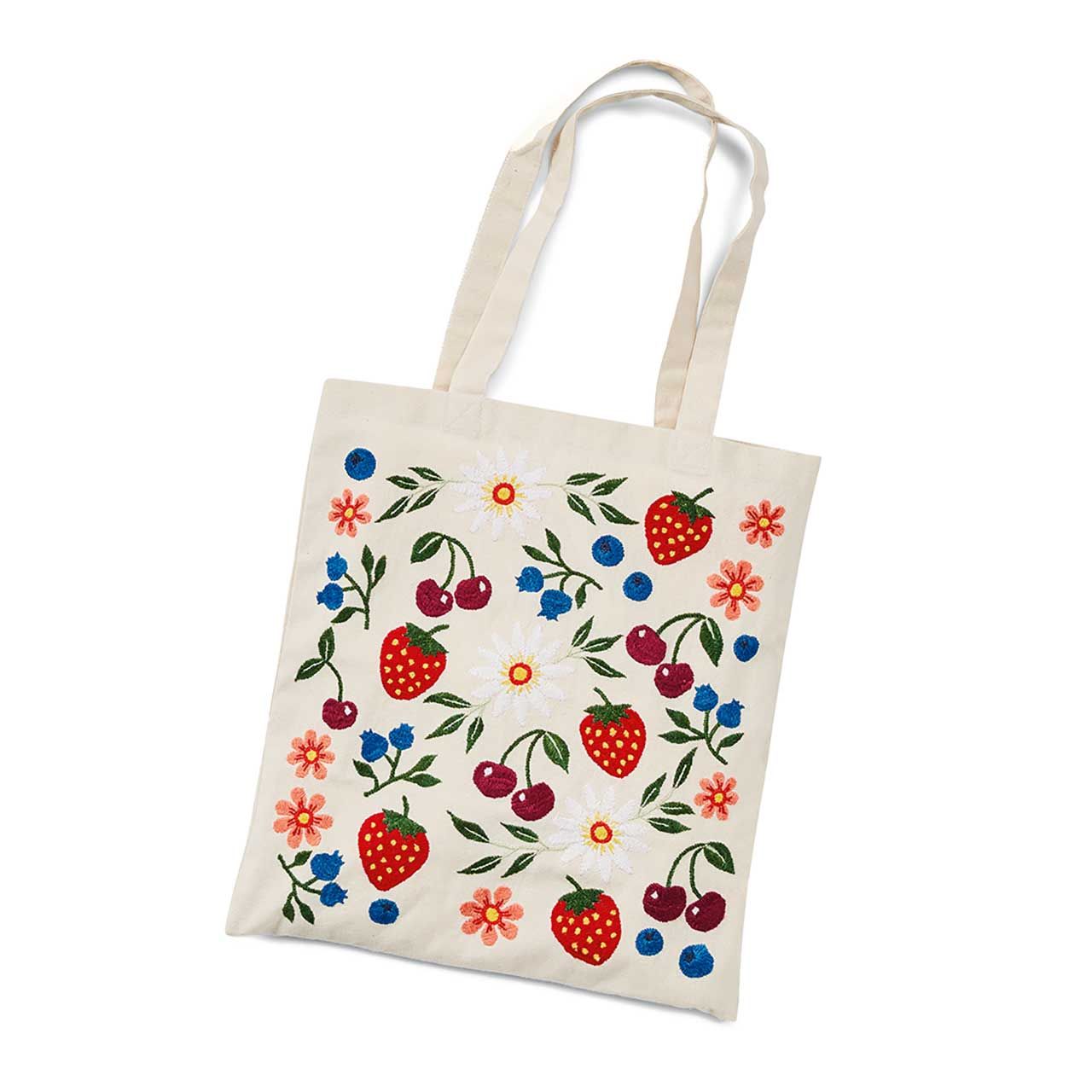 SERRV International - Farmer's Market Embroidered Tote Bag