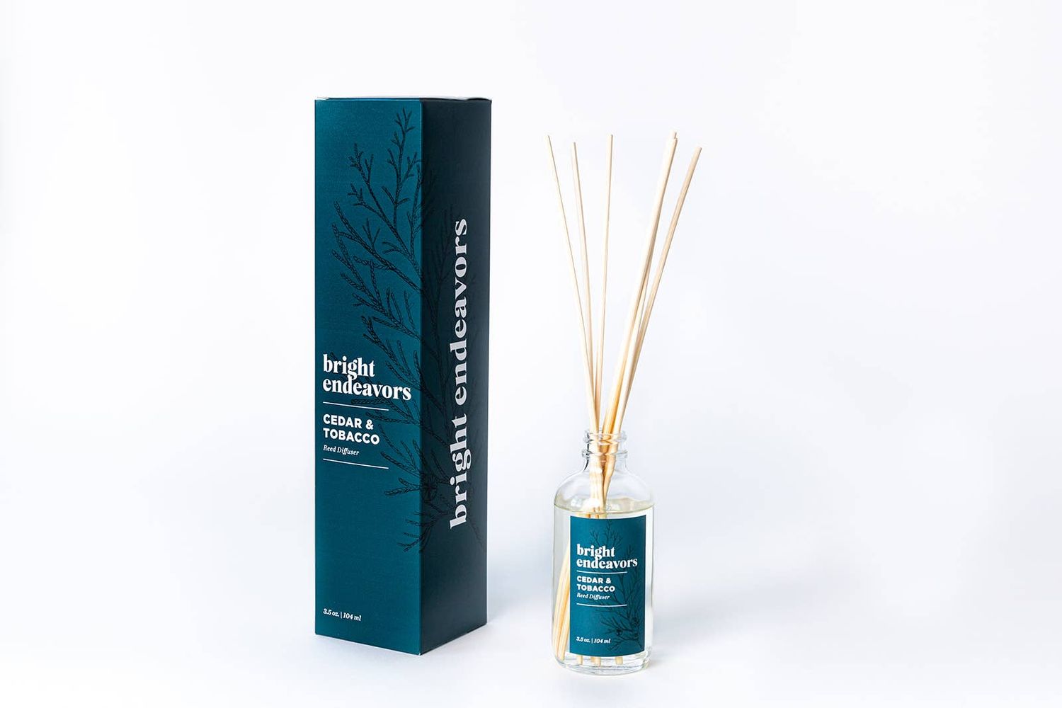 Bright Endeavors - Cedar &amp; Tobacco Reed Diffuser