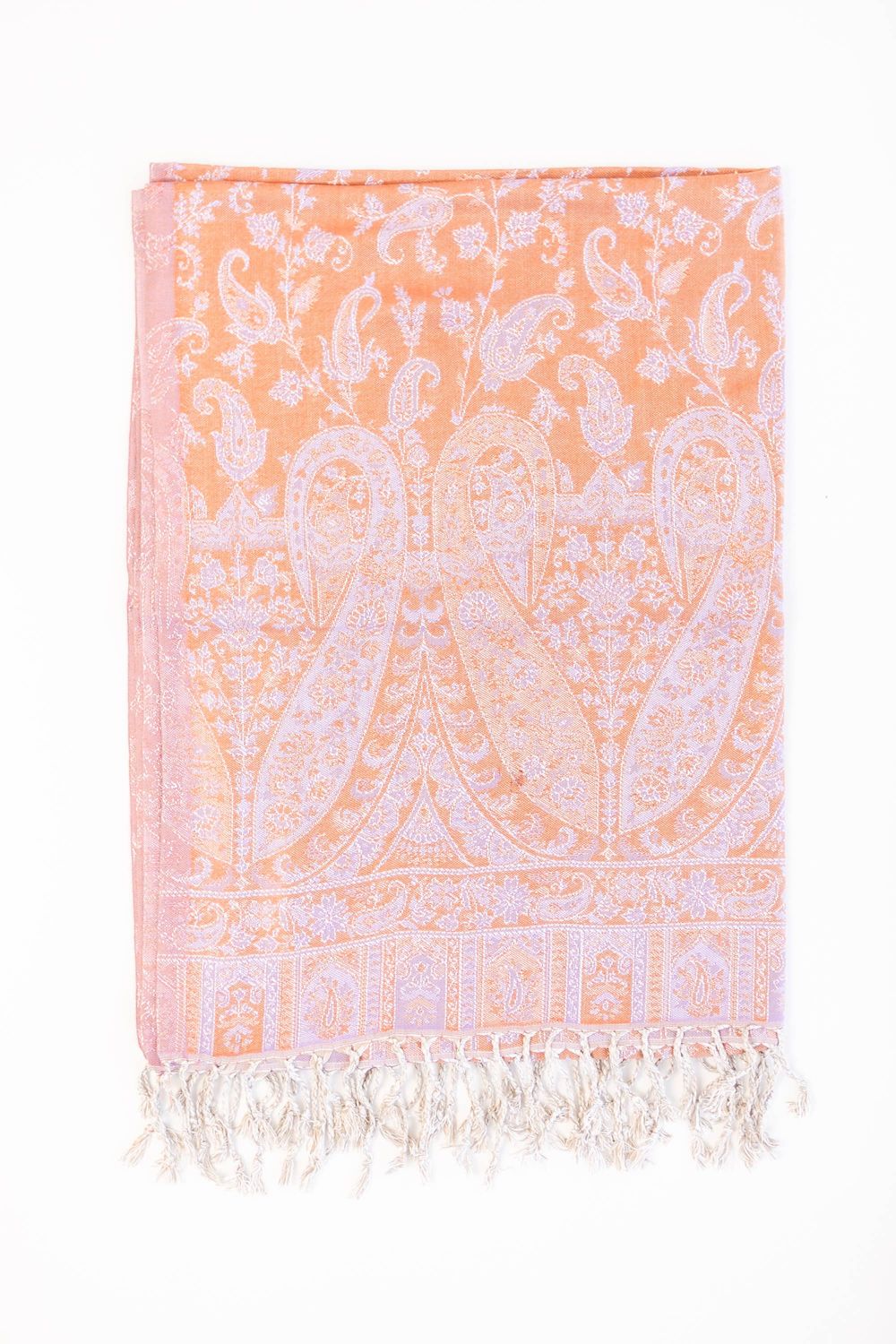 Rahab's Rope - Rayon Shawl: Rust