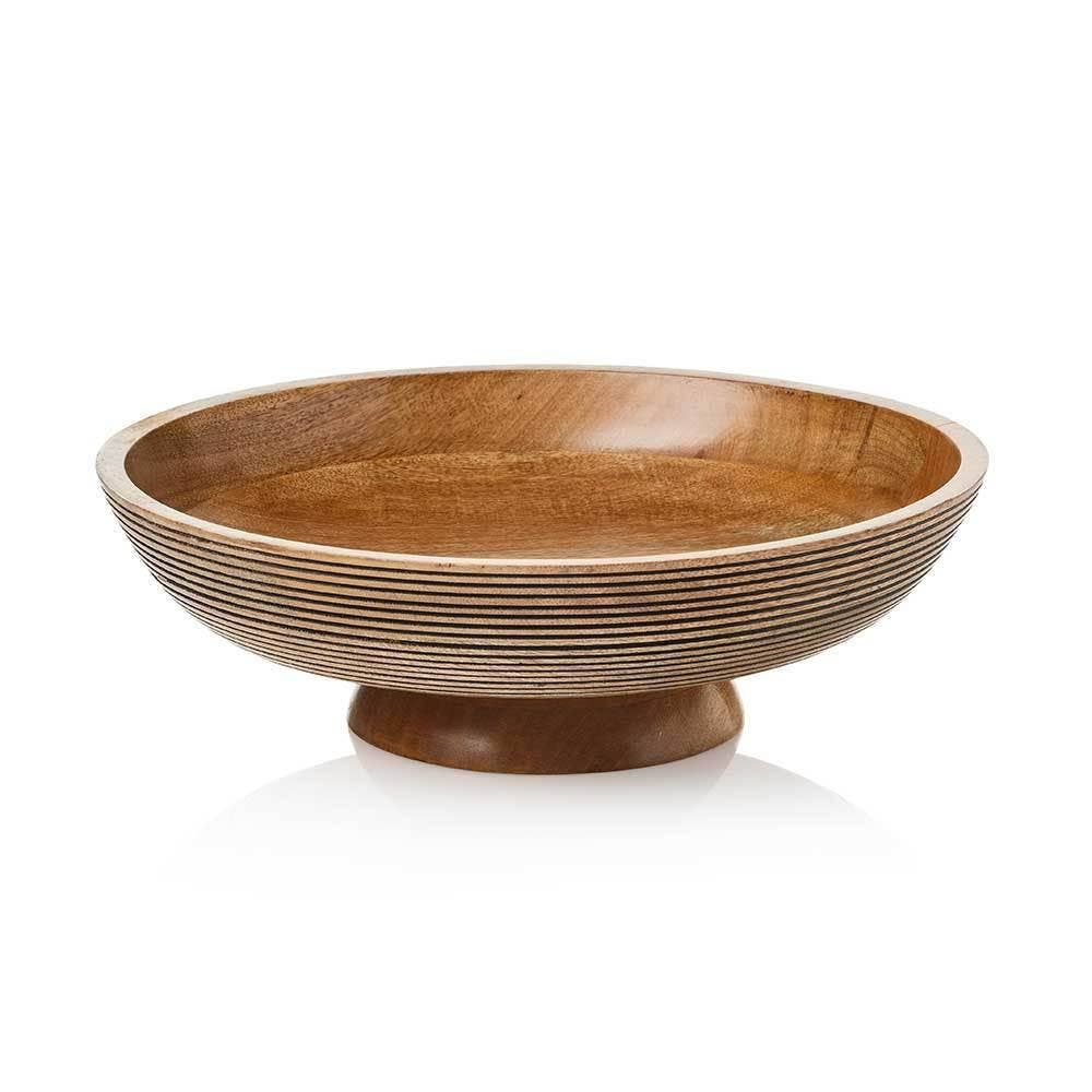 SERRV International - Kaala Ribbed Pedestal Bowl