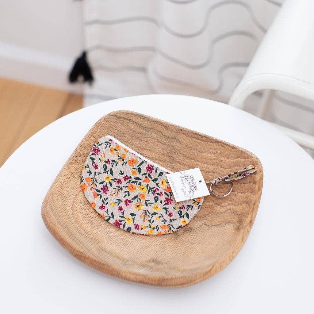New Creation VA - Marigold Tan Moon Pouch Keychain: Marigold tan
