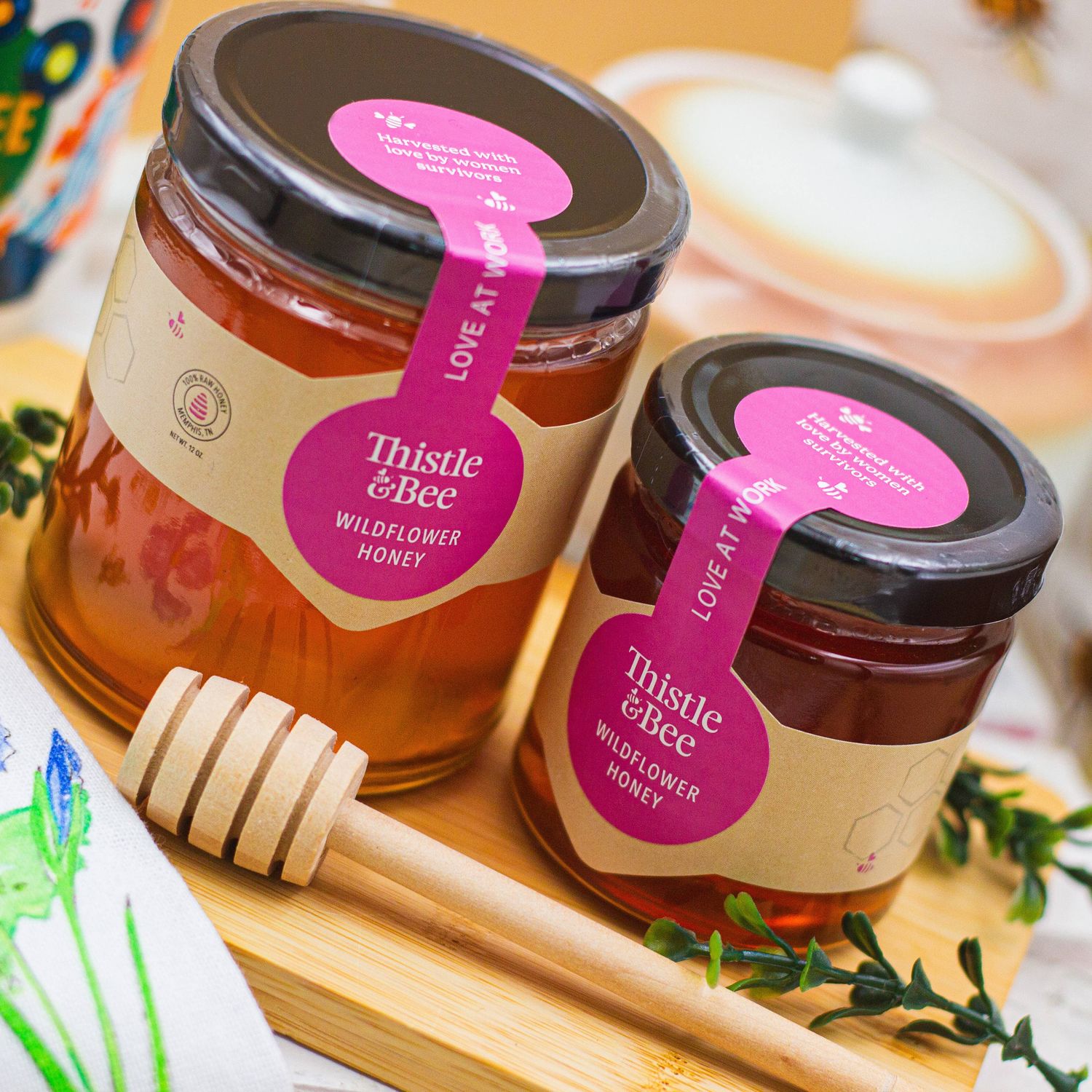 Thistle &amp; Bee Enterprises - Honey - Local Wildflower: 6oz
