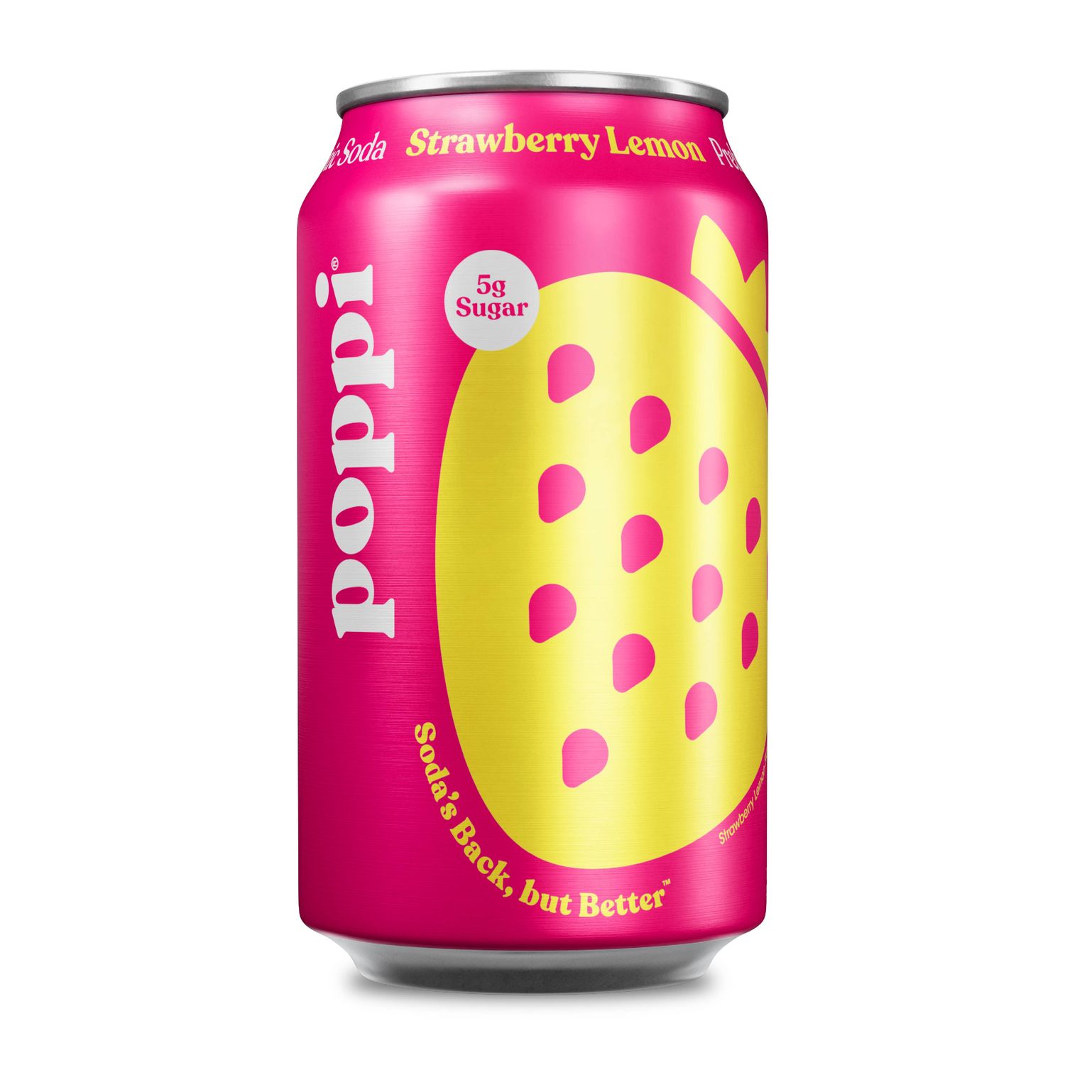 poppi - Poppi Prebiotic Soda, Strawberry Lemon, 12oz