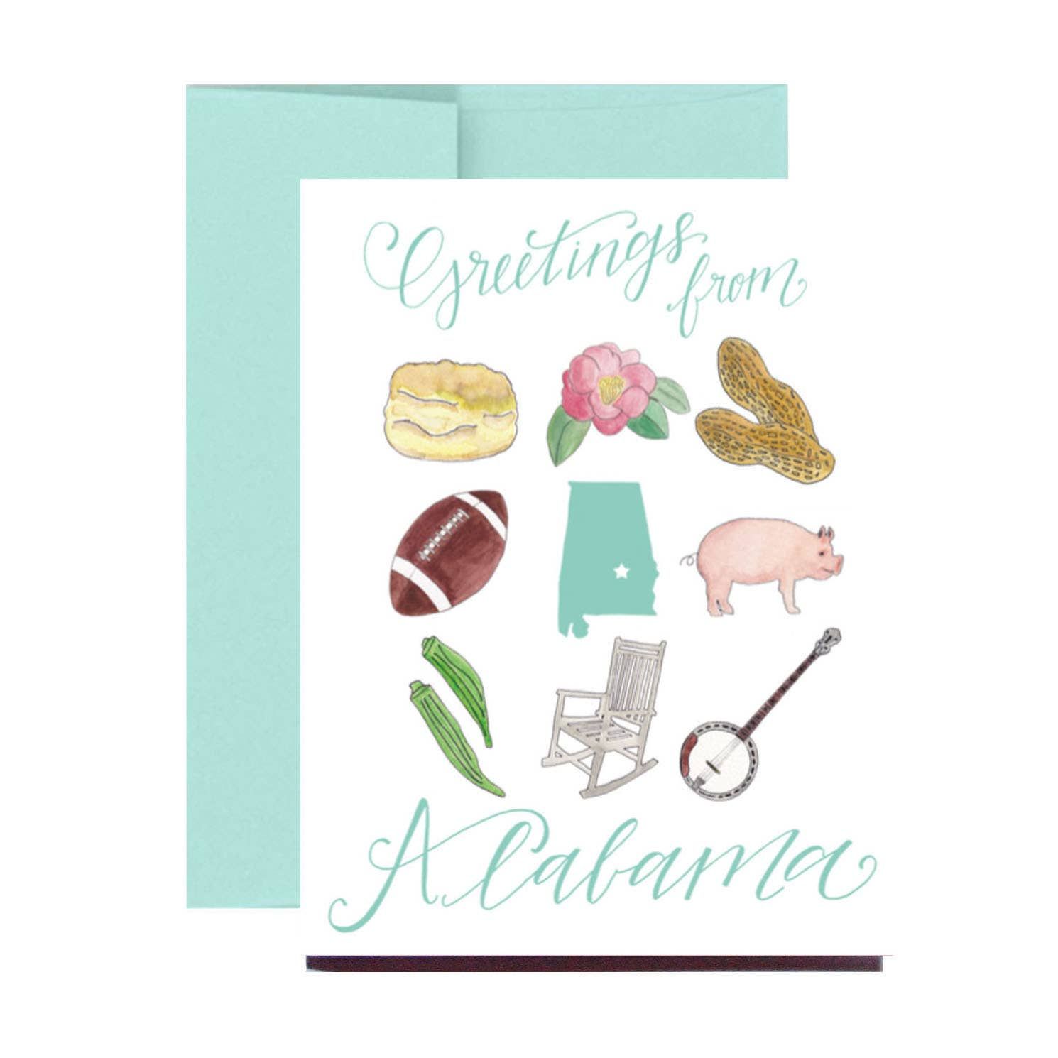 Stately Made - Greetings From Alabama Card