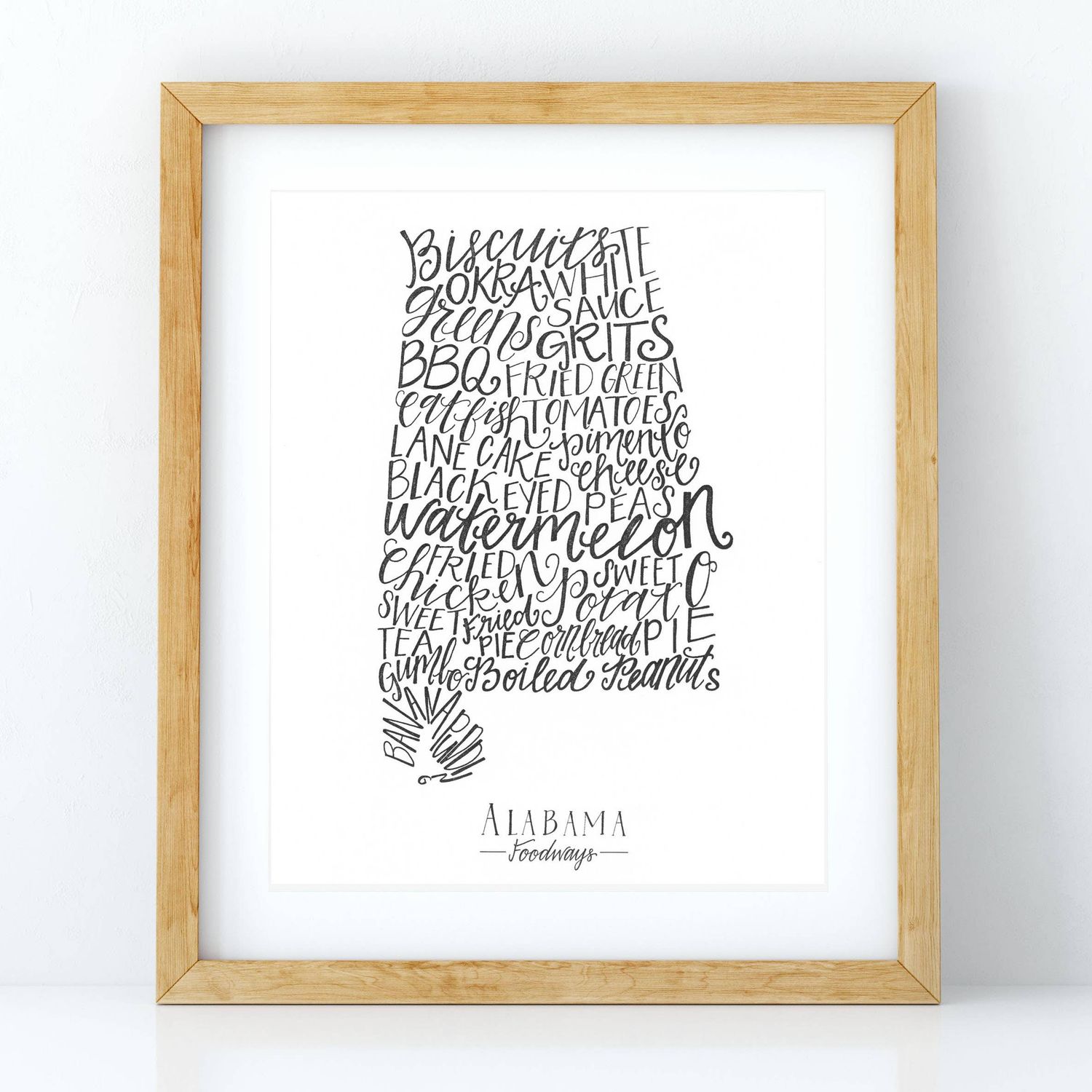 Stately Made - Alabama Foodways Print