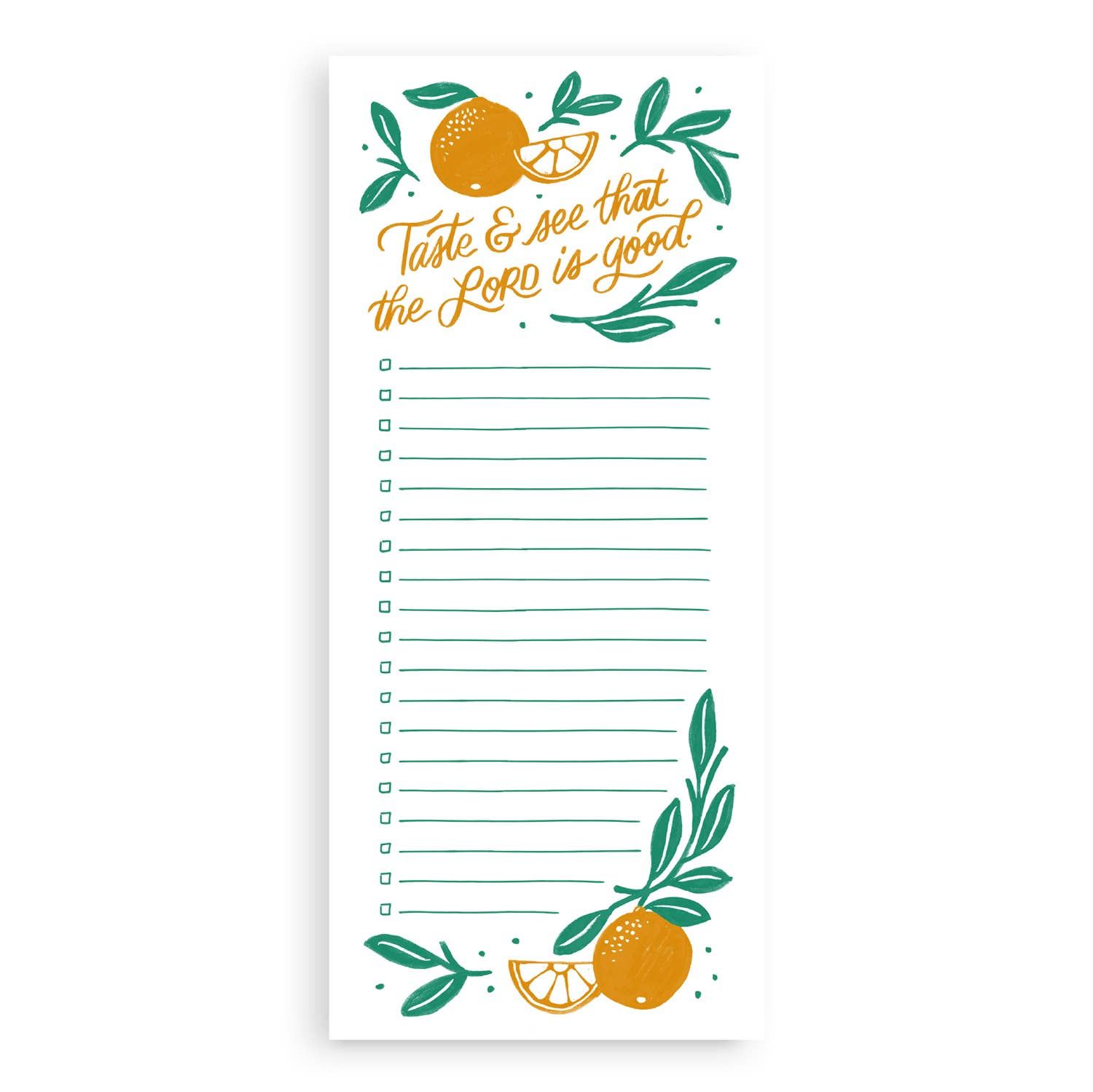 Naomi Paper Co. - Taste &amp; See Market List