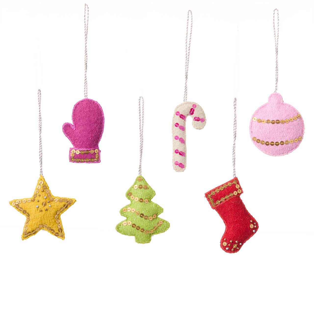 SERRV International - Sweet Treats Christmas Ornaments - Set of 6